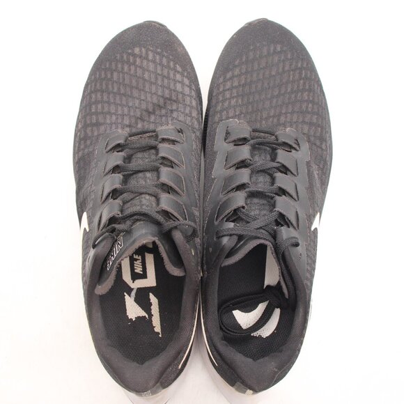 Nike Air Zoom Pegasus 37 Men's 11.5 Black Lace Up Running Shoe BQ9646-002 - Picture 9 of 10